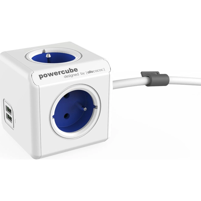 Câble USB étendu PowerCube 1,5m bleu (2402BL/FREUPC)