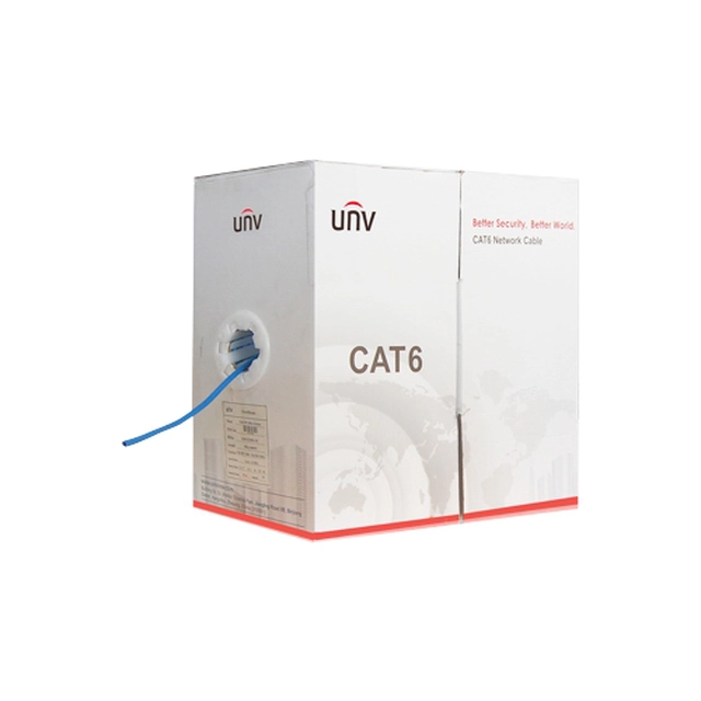 Cable UTP AWG23 cat.6e, 0.57 mm cobre - UNV CAB-LC3100B-IN