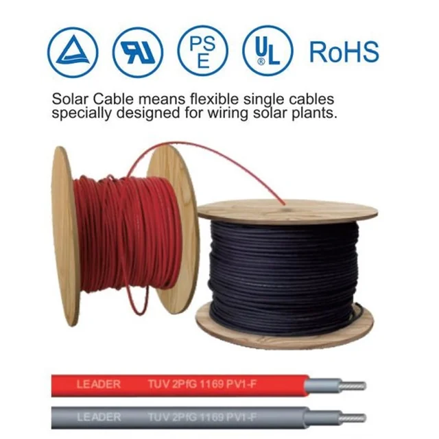 Cablu solar unic 6mm2 500m Roșu