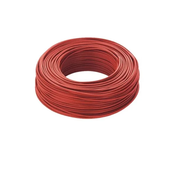 Cabo solar 4mm rolo de cobre 200m vermelho