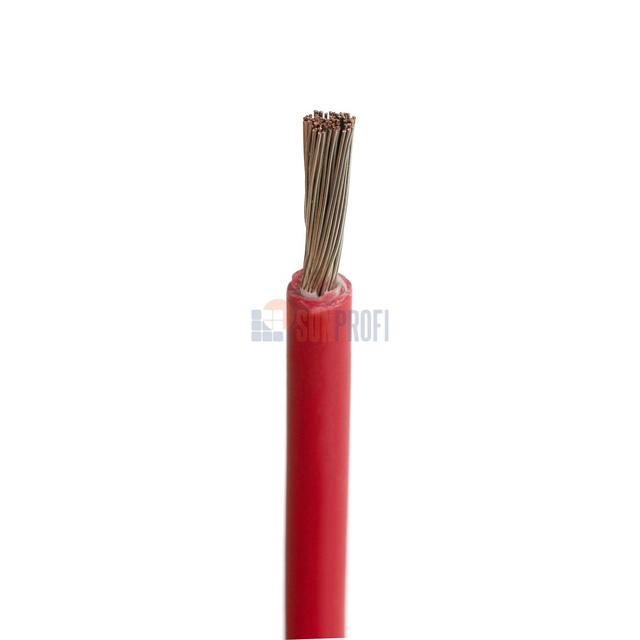 Cabo solar MG Wires 6mm2 vermelho