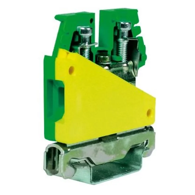 CABUR - Racord cu șurub 10 mm², PE de protecție, verde-galben, TE.10/O; 35 buc./ pachet