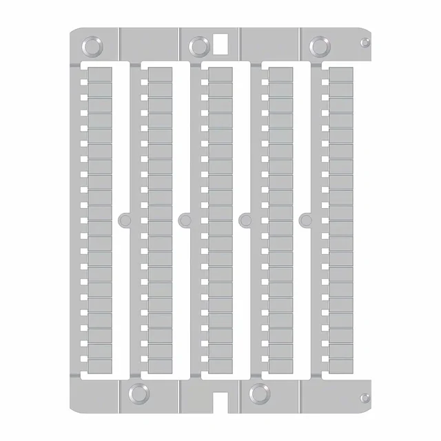 CABUR - Steckermarkierung „Neutral“, 8x5,1 mm (100 Stk), CNU/8/51; 5 Stk./ Pack