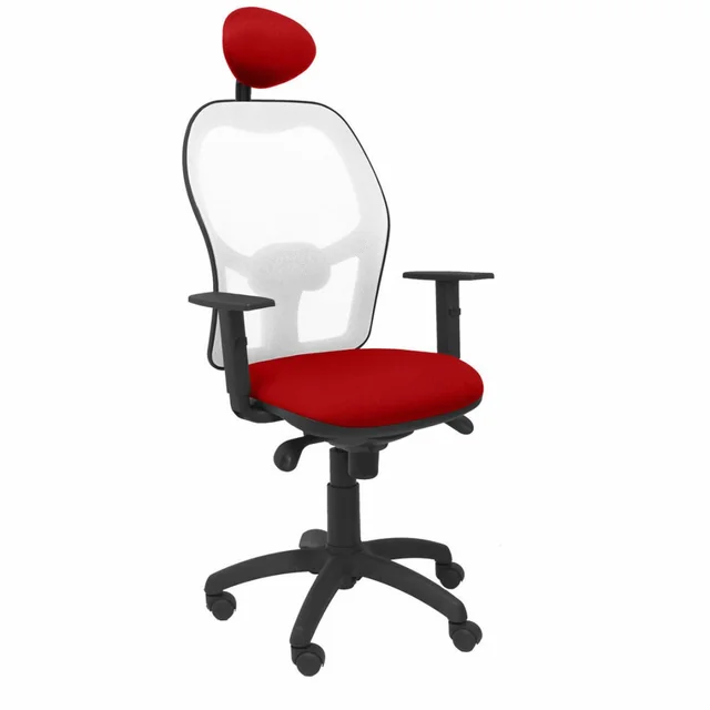 Cadeira de escritório com apoio de cabeça Jorquera P&amp;C ALI350C Vermelho