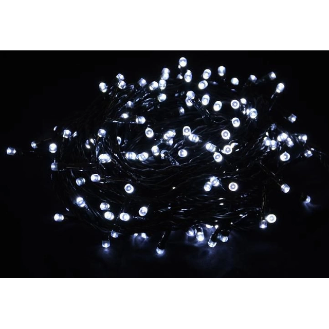 Cadena de LED navideños - 10 m, 100 LED, blanco frío