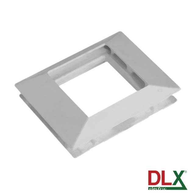 Cadre blanc simple pour appareil 45x45 mm (2 modules) - DLX