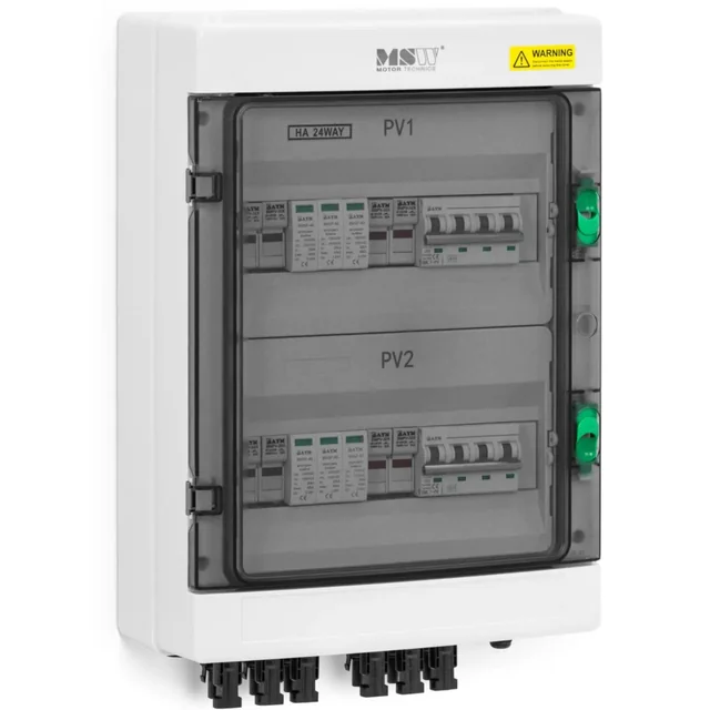 Caja de conexiones Aparamenta fotovoltaica para fotovoltaica tipo 2 4 entradas 2 salidas 1000 V IP66