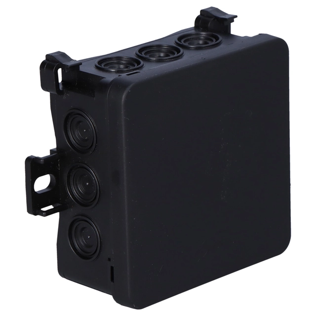 Caja de instalación de pared NS6 GANCHO FASTBOX,85x85x40mm, negro