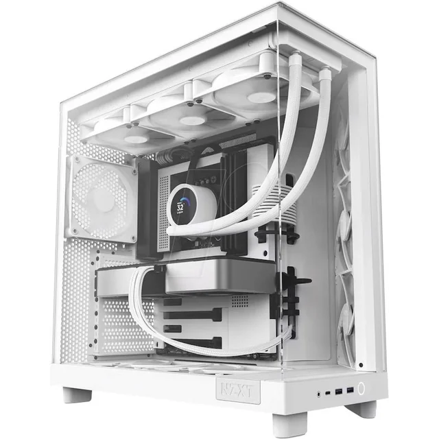 CAJA MIDITOWER ATX SIN PSU/BLANCO H6 FLOW NZXT