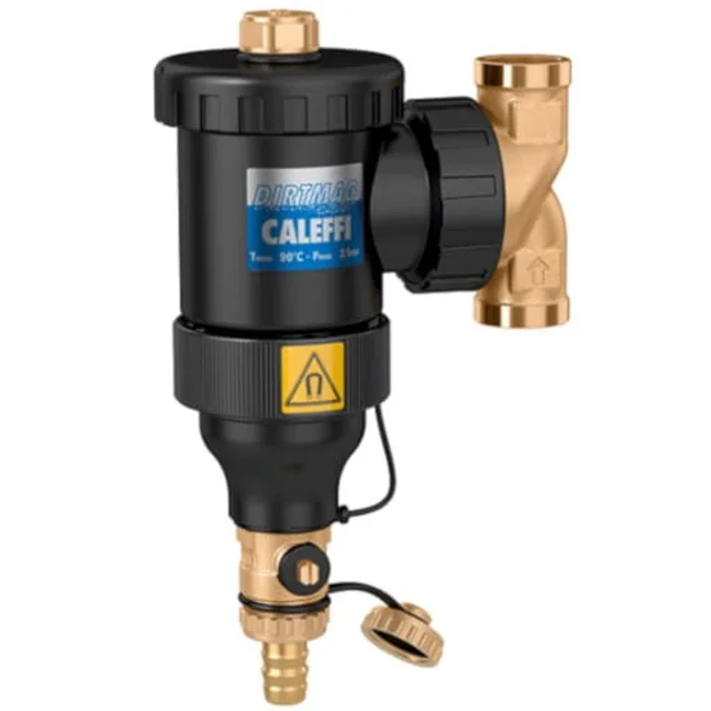 CALEFFI -Dirt separator with magnet 1" HORIZONTAL/VERTICAL DIRTMAG