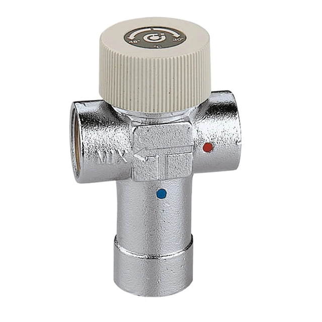 Caleffi regelbare thermostatische mengkraan 520 1″ 520630