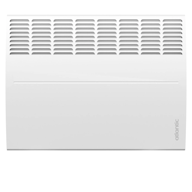 Calentador eléctrico de convección F-120 2500W (modelo colgante) equipado con un marco de pared y un cable eléctrico terminado con un enchufe Euro