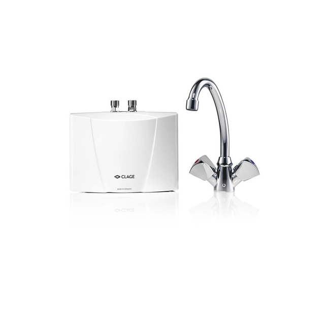 Calentador M3 / SNM 3,5 Mezclador bajo lavabo no presurizado kW con mezclador bimando