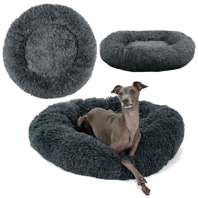 CAMA DE CÃO PARA GATO PJ-003 CINZA ESCURO M