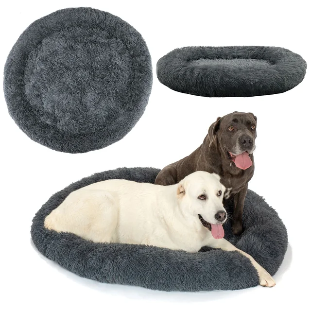 CAMA DE CÃO PARA GATO PJ-005 CINZA ESCURO XL