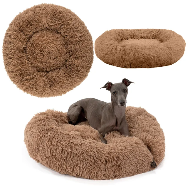 CAMA DE CÃO PARA GATO PJ-008 MARROM XS