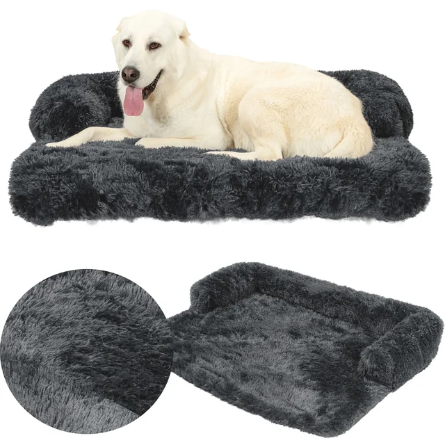 CAMA DE CÃO PARA SOFÁ PJ-027 CINZA ESCURO XL