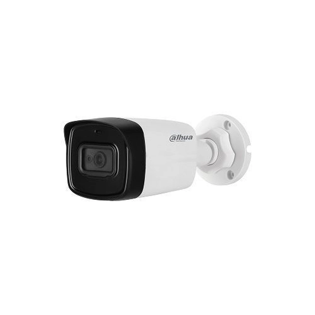 Cámara de vigilancia 4K, exterior, 8MP, Dahua HAC-HFW1800TL-A-0360B, lente 3.6mm, IR 80m