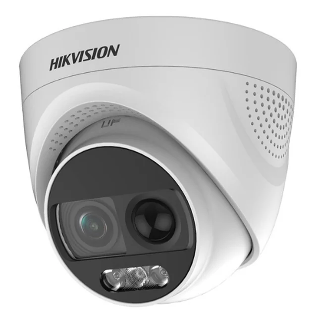 Cámara de vigilancia 5MP WL 20m lente 2.8mm PIR 11m ColorVu Hikvision - DS-2CE72KF3T-PIRXO-2.8mm