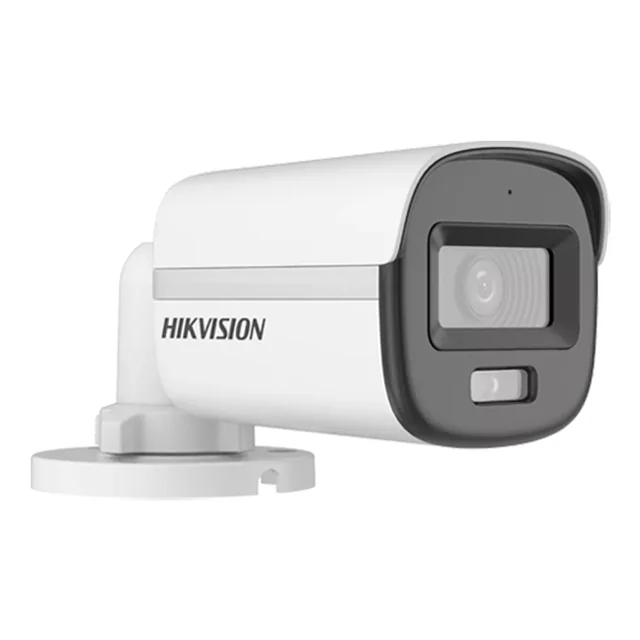 Cámara de vigilancia de doble luz ColorVu 2 Lente megapíxeles 2.8mm Infrarrojos 20m, Luz blanca 20m, HIKVISION DS-2CE10DF0T-LFS-2.8mm