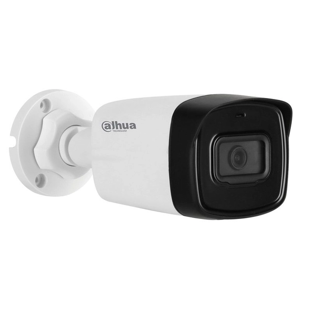 Cámara de vigilancia exterior, 2MP, Dahua HAC-HFW1200TL-0360B, lente 3.6mm, IR 40m