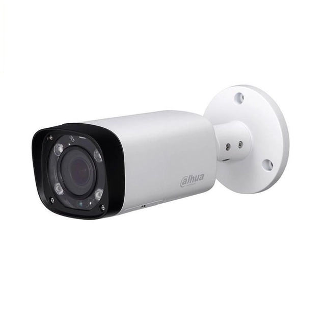 Cámara de vigilancia exterior Dahua HAC-HFW1220R-VF-IRE6, 2MP, lente 2.7~13.5 mm, IR 60m