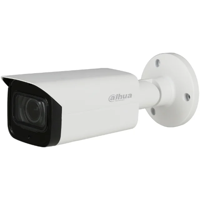 Cámara de vigilancia exterior Dahua HAC-HFW2249T-I8-A-NI-0360B, A todo color, Starlight, 2MP,audio,ir 80m, lente 3.6mm