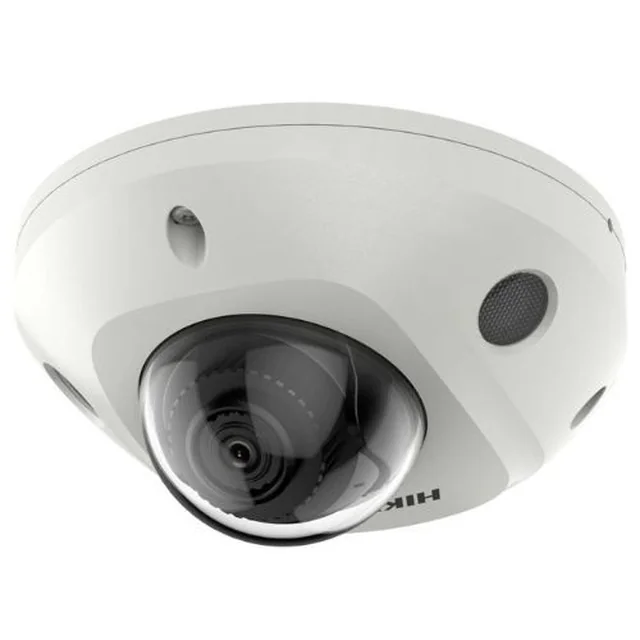 Cámara de vigilancia IP 2MP, lente 2.8mm, luz blanca 30m, ColorVu, PoE, micrófono - Hikvision DS-2CD2527G2-LS(2.8mm)(C)