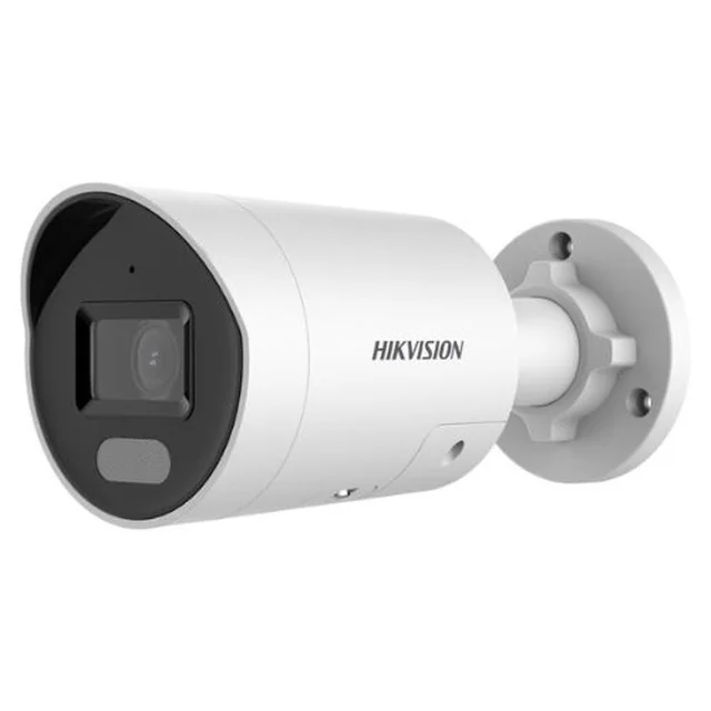 Cámara de vigilancia IP 4MP, IR 40m, ColorVu, Luz dual, Ranura para tarjeta, Altavoz, Micrófono.Lente 2.8mm, PoE - Hikvision DS-2CD2047G2H-LIU/SL(2.8mm)(eF)