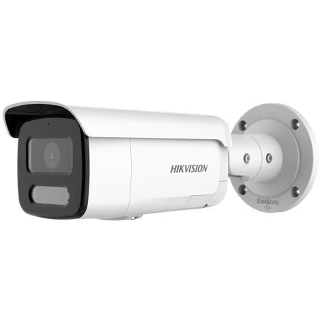 Cámara de vigilancia IP 4MP, IR 60m, luz blanca 60m, PoE, lente 2.8mm, ColorVu, micrófono, altavoz - Hikvision DS-2CD2T47G2H-LISU/SL(2.8mm)(eF)