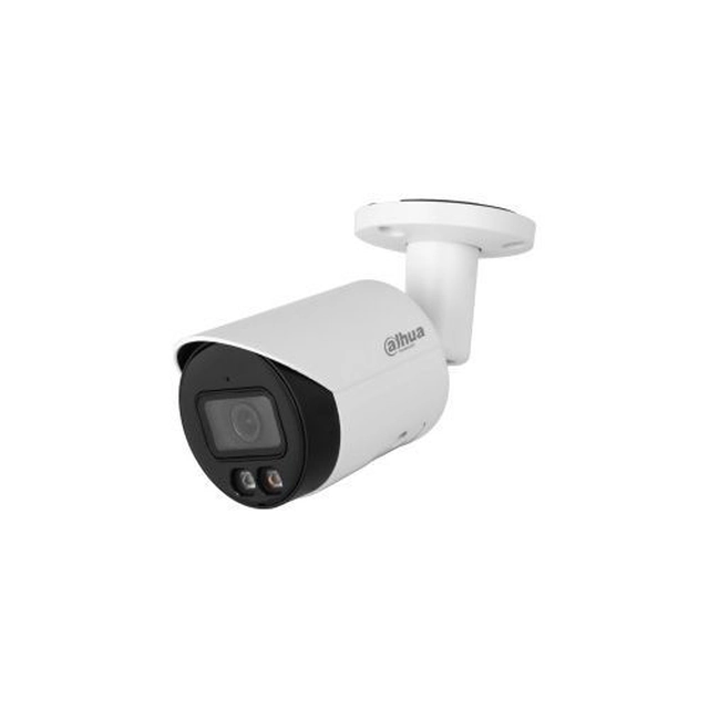 Cámara de vigilancia IP, 4MP, lente 2.8 mm, IR 30 m, micrófono, PoE, Dahua - IPC-HFW2449S-S-IL-0280B