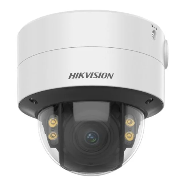 Cámara de vigilancia IP, 8MP 4K, lente 2.8 - 12 mm, IR 40m, luz blanca 40m, PoE, ColorVu - Hikvision DS-2CD2787G2T-LZS(2.8-12mm)(C)