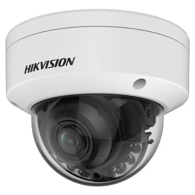 Cámara de vigilancia IP 8MP 4K lente 2.8-12mm, IR 40m, luz blanca 40m, ColorVu, micrófono, PoE - Hikvision DS-2CD2787G2HT-LIZS(2.8-12mm)(eF)