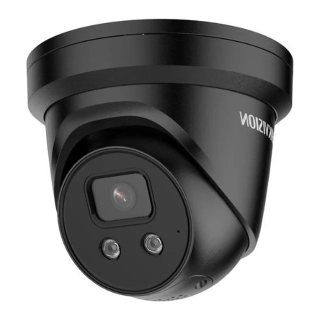 Cámara de vigilancia IP 8MP, lente 2.8mm, IR 30m, alarma, micrófono, altavoz, AcuSense - Hikvision DS-2CD2386G2-ISU/SL(2.8mm)(C) NEGRO