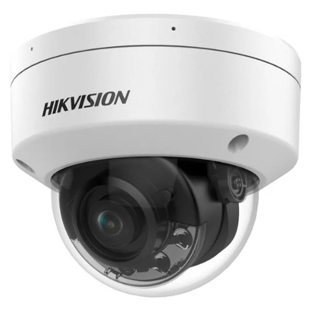 Cámara de vigilancia IP 8MP, lente 2.8mm, PoE, micrófono, ColorVu, IR 30m, luz blanca 30m - Hikvision DS-2CD2187G2H-LISU(2.8mm)(eF)