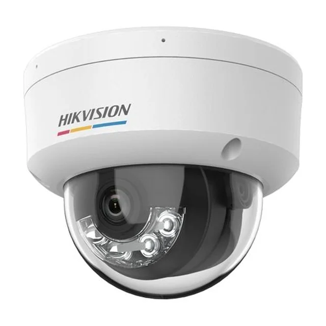 Cámara de vigilancia IP, ColorVu, Doble Luz, 6MP, lente 4mm, IR 30m, WL 30m, Mic, PoE, IK08 - HIKVISION DS-2CD1167G2H-LIU(4mm)