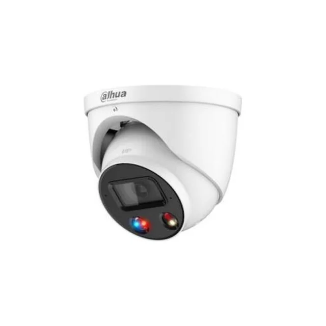 Cámara de vigilancia IP con doble luz 8MP IR 30m WL 30m lente 3.6mm micrófono Tarjeta PoE WizSense Active Deterrence Dahua - IPC-HDW3849H-AS-PV-0280B-S4