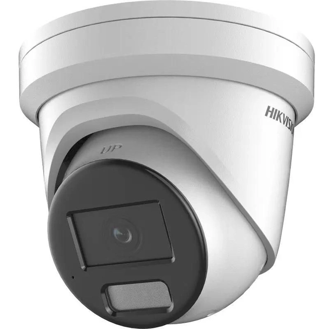 Cámara de vigilancia IP Domo ColorVu 2 MP, 2.8 mm, luz blanca 30 m, PoE Hikvision DS-2CD2327G2-L28