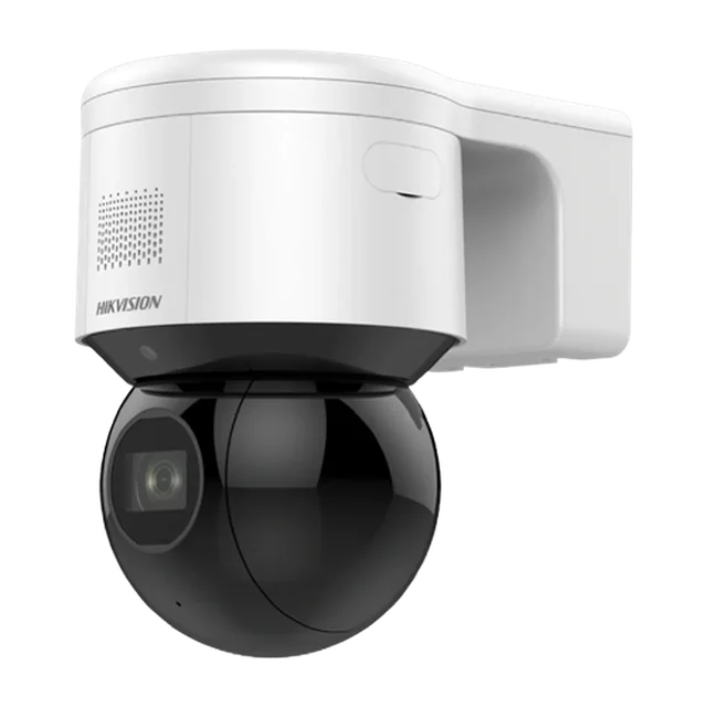 Cámara de vigilancia IP PTZ, 4MP, X4, IR 50m, WL 6m, PoE, DarkFighter, DeepLearning, Wi-Fi - HIKVISION DS-2DE3A404IWG-E-W