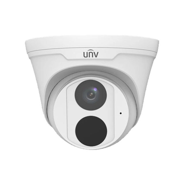 Cámara de vigilancia IP Serie EasyStar, 5 megapíxeles, lente 2.8 mm, IR 30M, Micrófono, PoE - UNV IPC3615LE-ADF28K-G