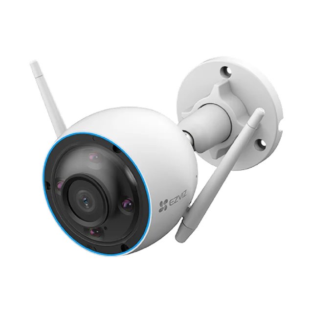 Cámara de vigilancia IP Wi-Fi 5MP, lente 2.8mm, color 24/7, IR 30M, Audio bidireccional - EZVIZ CS-H3-3K