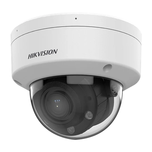 Cámara IP 2MP, Lente VF 2.8 - 12 mm, Luz híbrida inteligente, IR 30m, WL 30m, Micrófono, IK08 - Hikvision DS-2CD1723G2-LIZU(2.8-12mm)