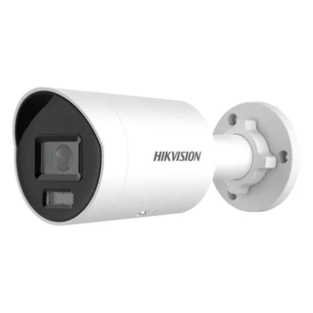 Cámara IP 4MP Aprendizaje profundo, ColorVu, Luz híbrida inteligente, lente 4mm, IR 40m, WL 40m, Micrófono, PoE - Hikvision DS-2CD2047G2H-LIU(4mm)(EF)