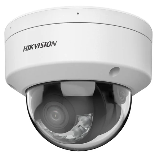 Cámara IP 4MP ColorVu Smart Hybrid Light, lente 4mm, IR 30m, luz blanca 30m, micrófono, PoE, IK10 - Hikvision DS-2CD2147G2H-LISU(4mm)(EF)