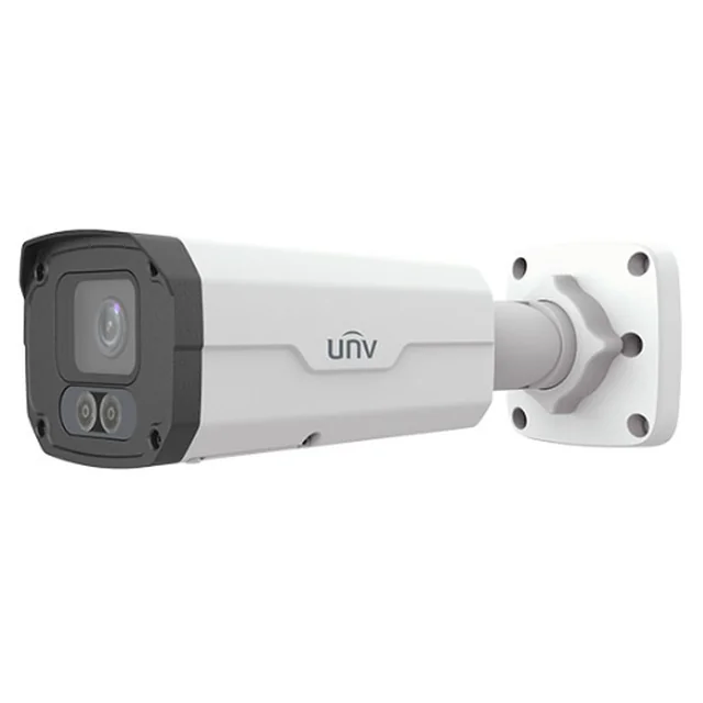 Cámara IP 4MP, Luz blanca 30M, Lente 6.0mm, Alarma, IP67, IK10, PoE - UNV IPC2224SE-DF60K-WL-I0