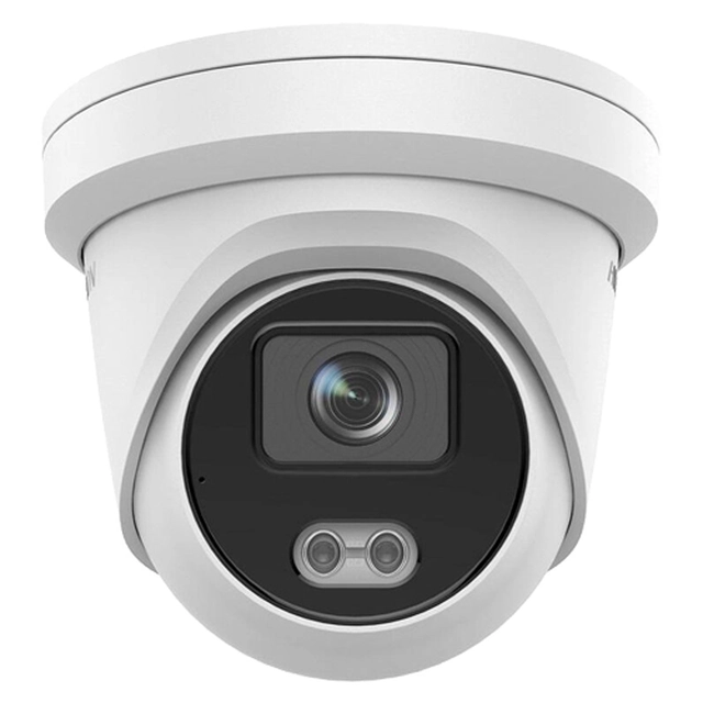 Cámara IP ColorVu 4.0 MP, lente 2.8mm, luz blanca 30m, Audio - HIKVISION DS-2CD2347G2-L-2.8mm