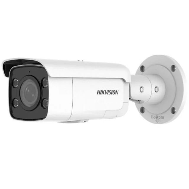 Cámara IP ColorVu 8MP, alarma estroboscópica, advertencia sonora, lente 2.8mm, luz blanca 60m, micrófono, altavoz, PoE - Hikvision DS-2CD2T87G2-LSU/SL(2.8mm)(C)