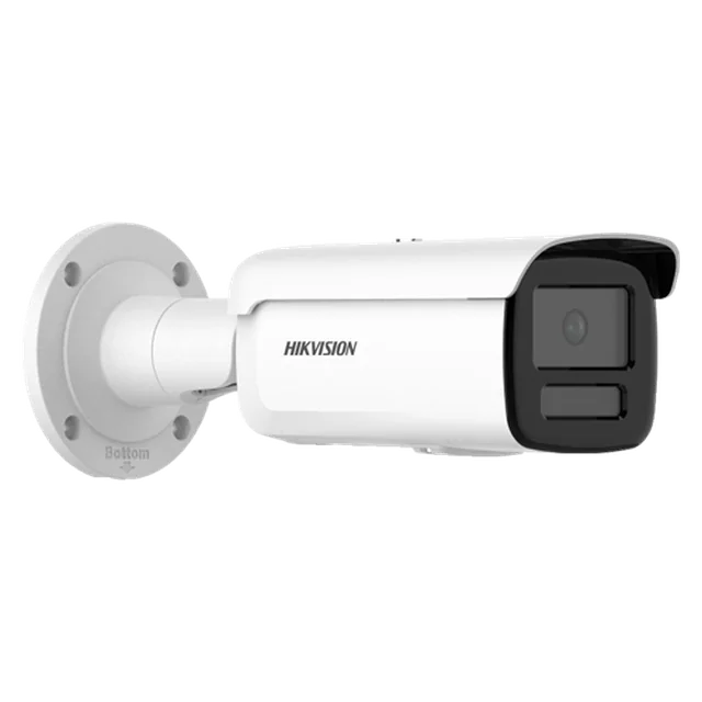 Cámara IP Deep Learning, ColorVu, Doble Luz, 8MP, lente 4mm, IR 60m, WL 60m, PoE - HIKVISION DS-2CD2T87G2H-LI-4mm