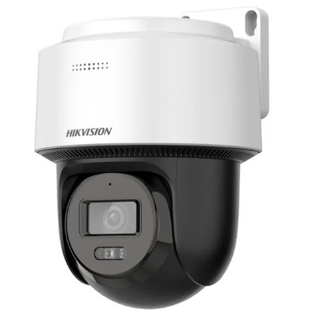 Cámara IP PT 2MP, Luz híbrida inteligente, seguimiento automático Lite, micrófono, altavoz, ranura para tarjeta, lente 4mm, PoE, IR 30m, Luz blanca 30m - Hikvision DS-2DE2C200MWG-E(4mm)