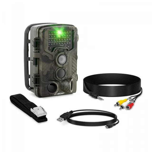cámara trampa -8 MP-Full HD-42 CONDUJO -20 metro-0,3 s ESTAMONES 10240003 ST-HC-8000B